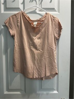 H&M Pale Blush Short Sleeve Tee